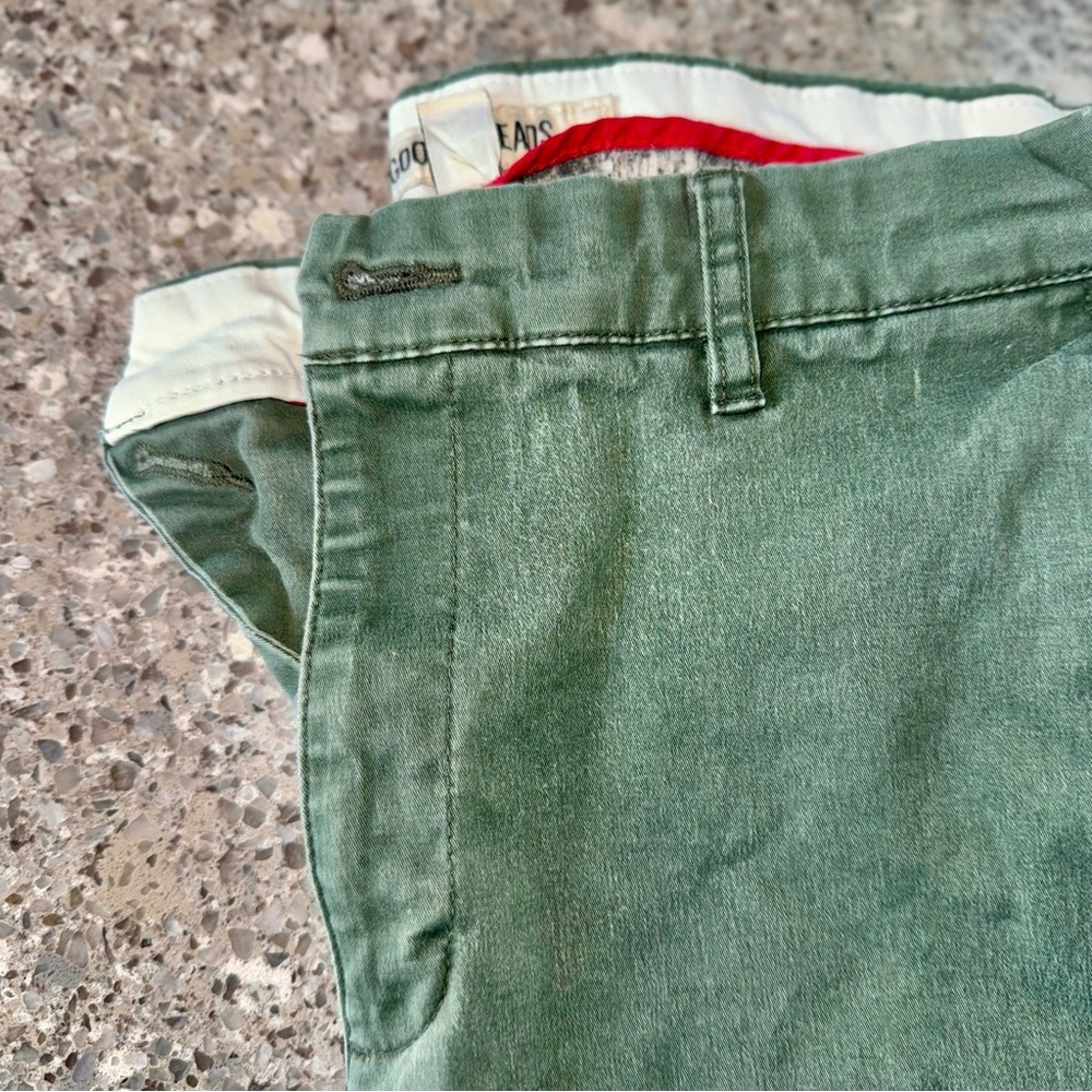 Good Threads Men's Athletic-Fit Washed Comfort Stretch Chino Pant -32X30  OLVGRN - Picture 6 of 9